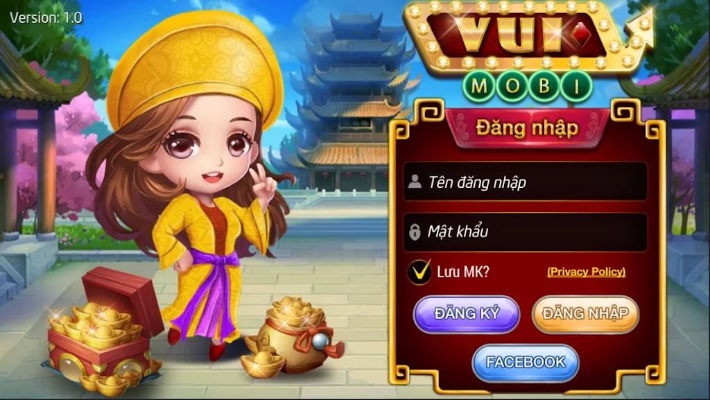 VUI MOBI - Cổng game bài online स्क्रीनशॉट 1