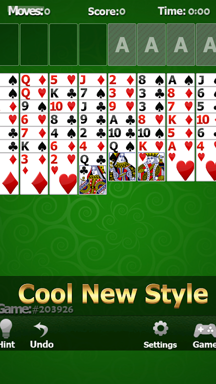 Solitaire Free Cell Скриншот 3
