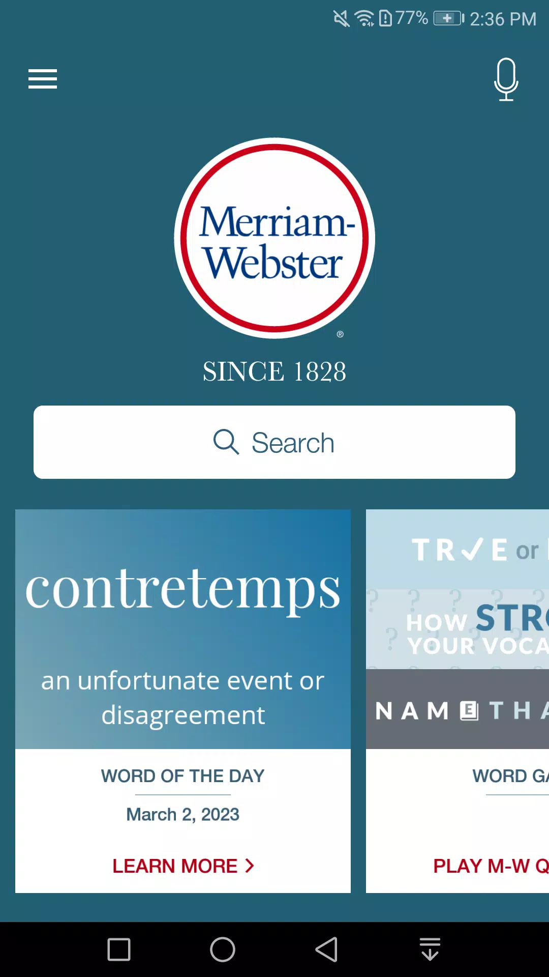 Dictionary - Merriam-Webster Schermafbeelding 1