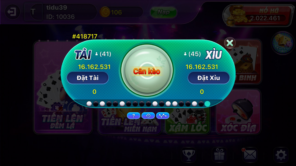 GAME BAI DOI THUONG - DANH BAI XANH CHIN স্ক্রিনশট 1