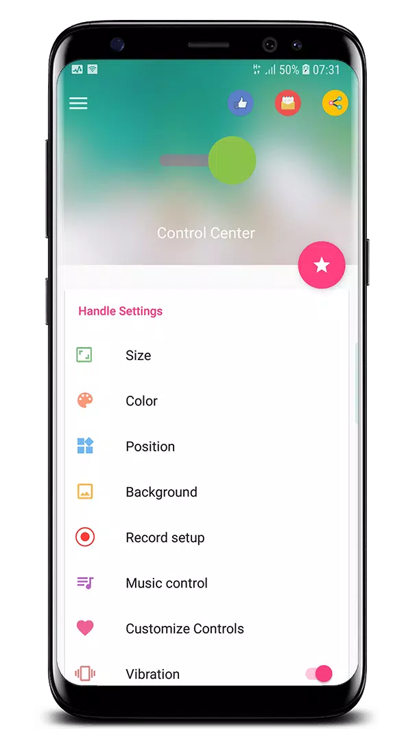Control Center Tangkapan skrin 4