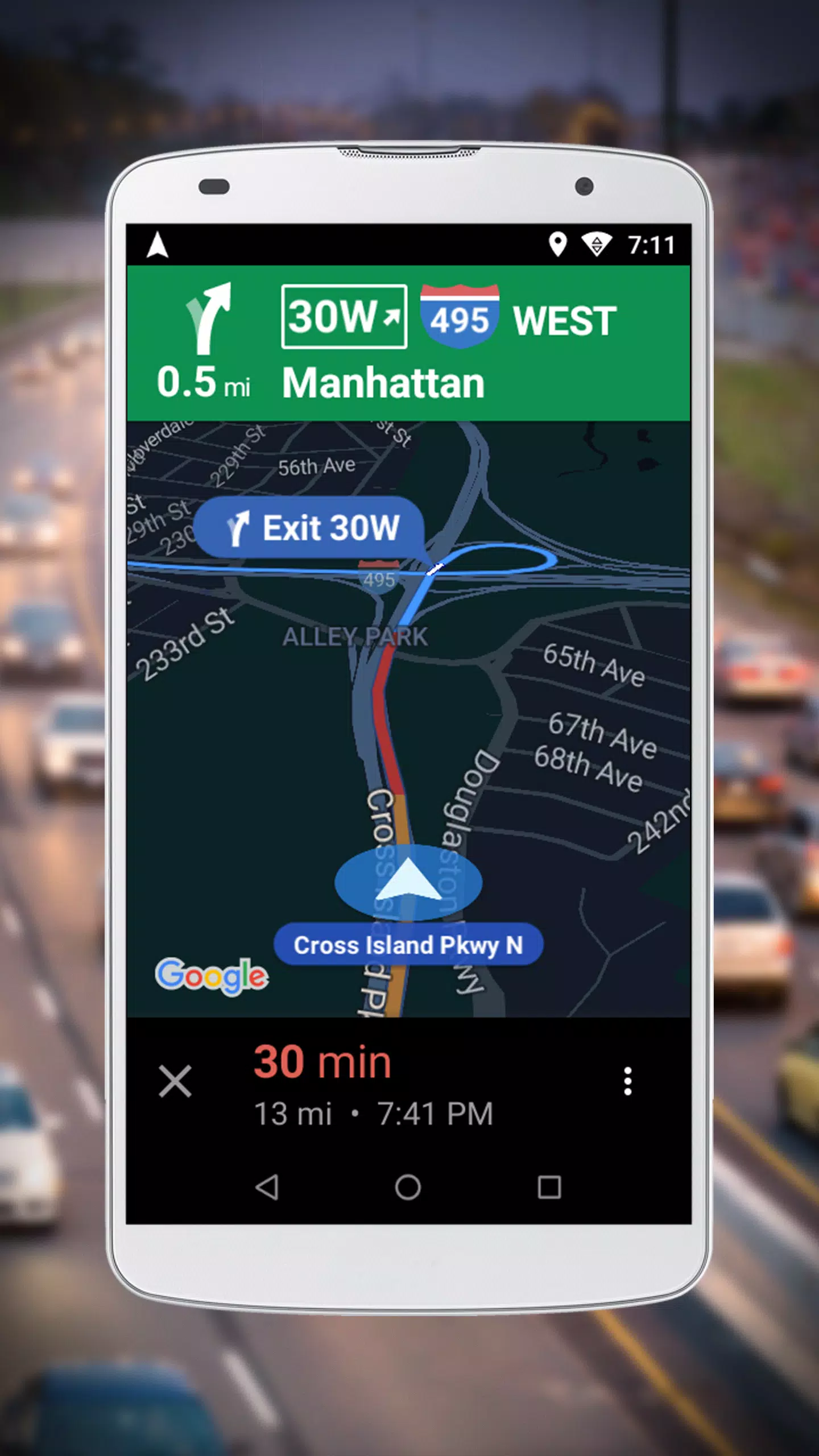 Navigation pour Google Maps Go Capture d'écran 2