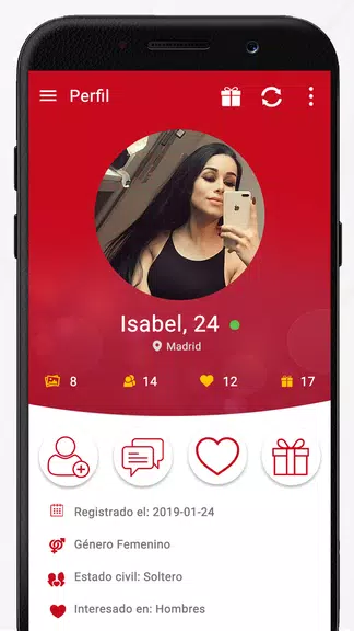 Spain Chat & Dating Captura de pantalla 1