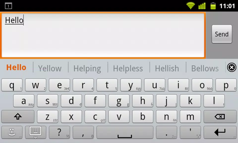 Spanish for AnySoftKeyboard Ảnh chụp màn hình 2
