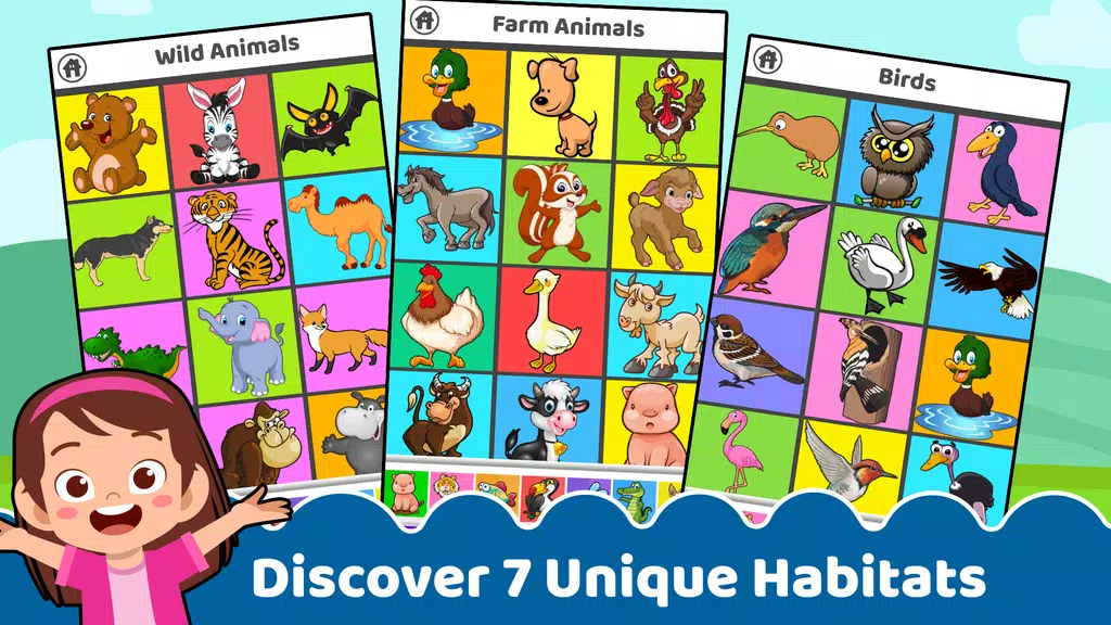 Animals for kids: Color & Draw Ảnh chụp màn hình 4