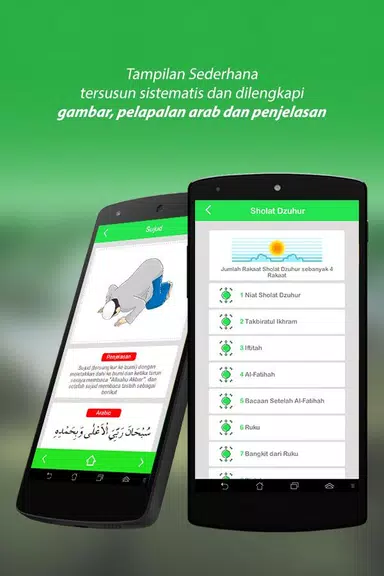 Tuntunan Sholat Lengkap +audio應用截圖第2張