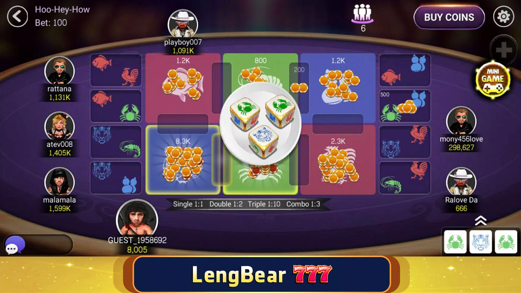 LengBear 777 - Khmer Games Ảnh chụp màn hình 4