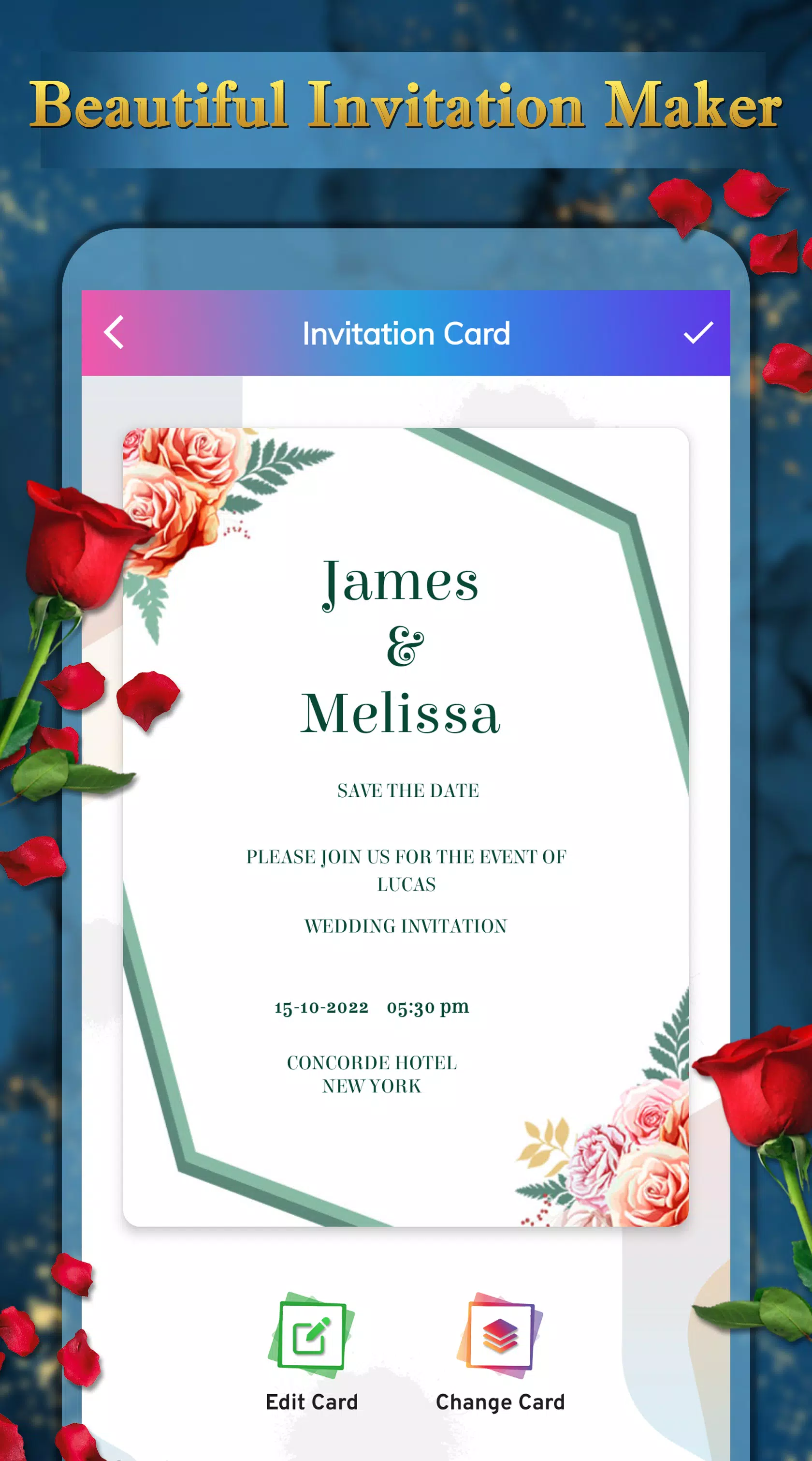 Invitation Card Maker Screenshot 4