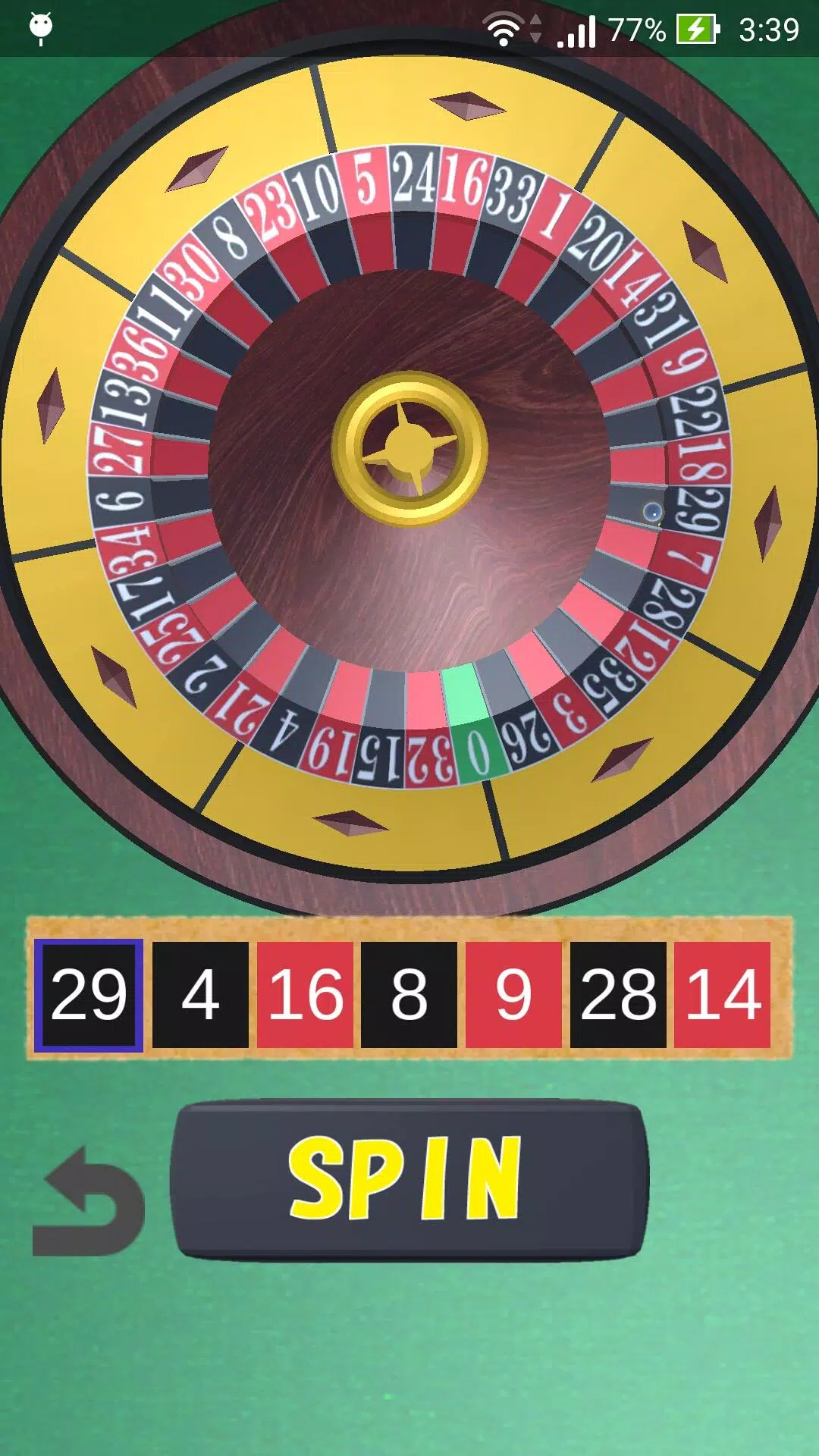 Roulette Wheel Screenshot 3