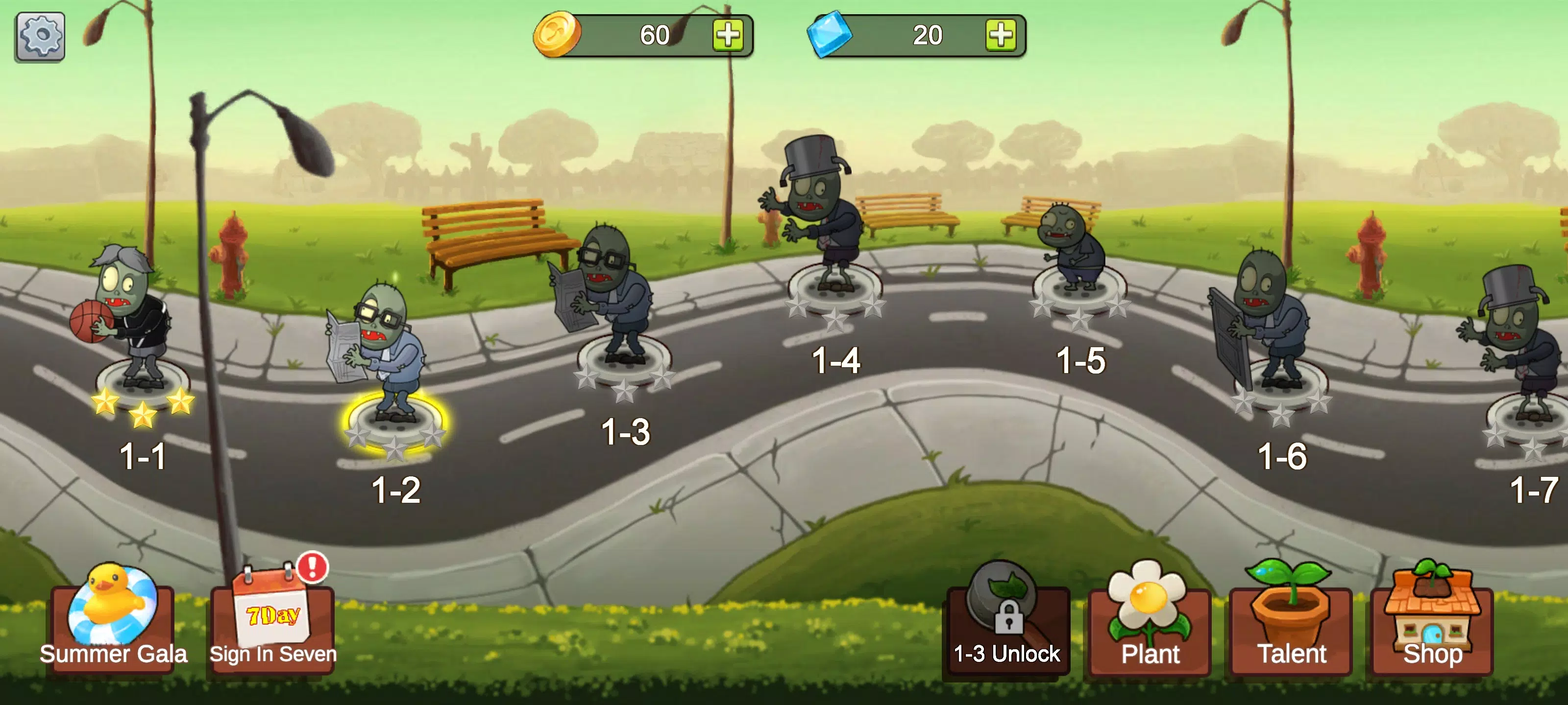 Merge Plants – Defense Zombies應用截圖第1張