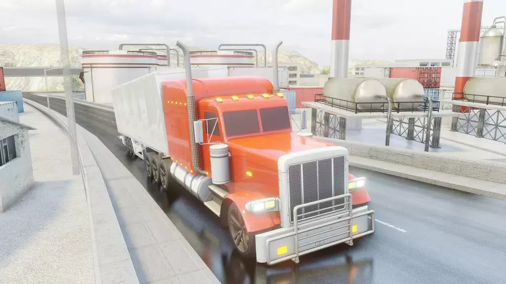 Usa Truck Simulator Car Games Скриншот 3