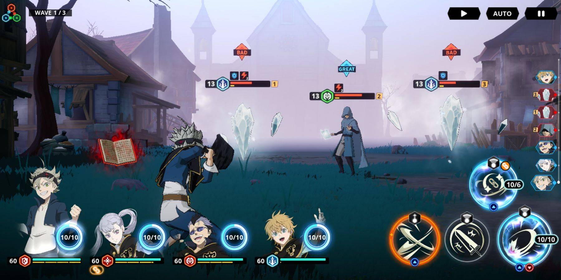 Tangkapan Permainan Black Clover M