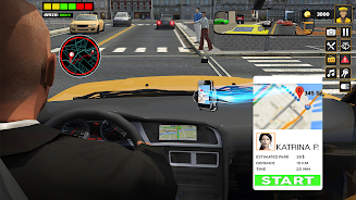 US Taxi Car Driving Games Скриншот 3