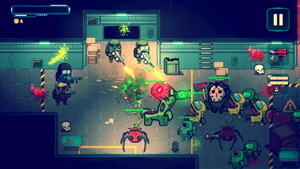 Zombie Space Shooter II Ekran Görüntüsü 1