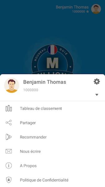 Millions Quiz - Français Captura de pantalla 1