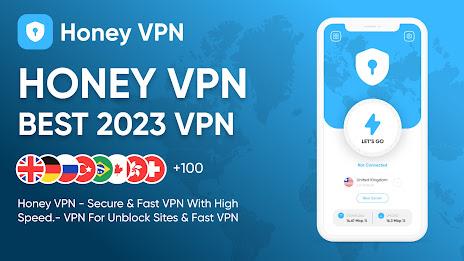 Honey VPN - Fast & Secure Captura de tela 1