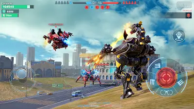 War Robots. 6대6 택티컬 멀티플레이어 전투 스크린샷 4