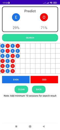 Even Odd Predict Tool Captura de pantalla 1