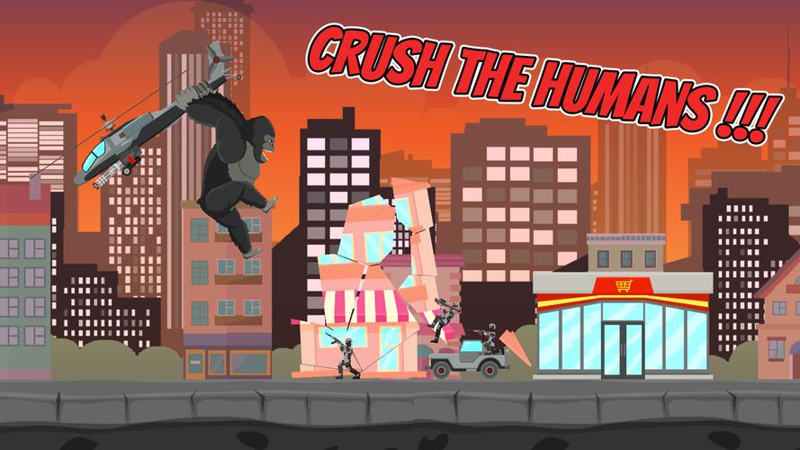 Hybrid Gorilla: Urban Rampage Ảnh chụp màn hình 2