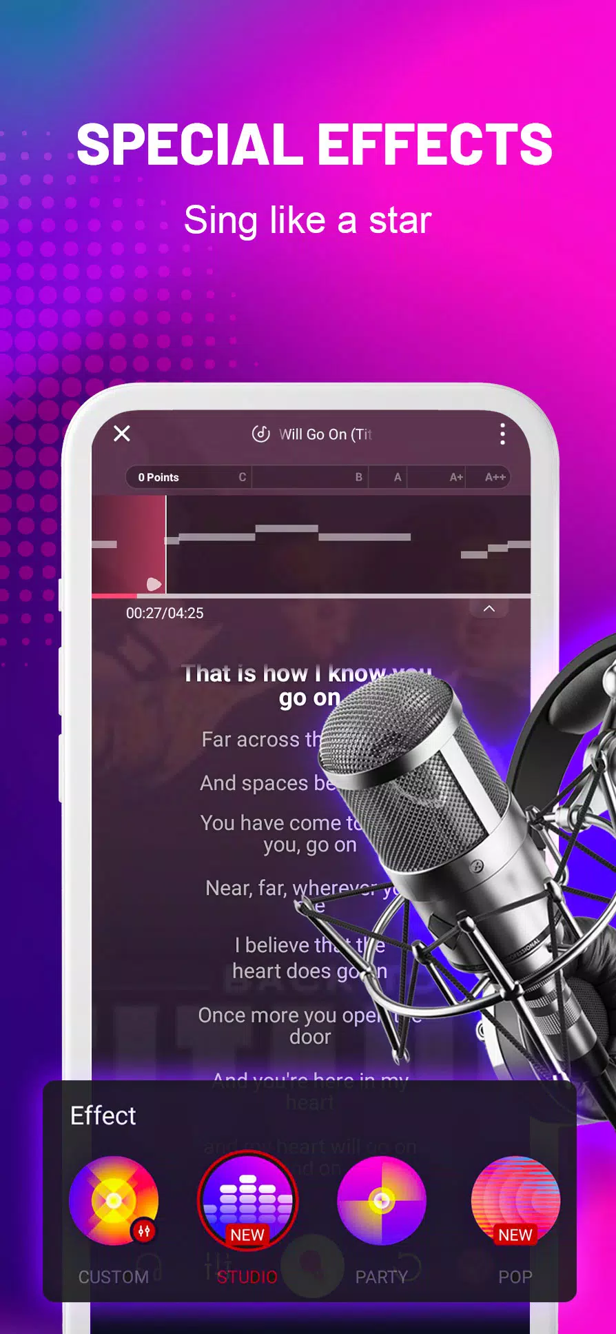 StarMaker: Sing free Karaoke, Record music videos Zrzut ekranu 1