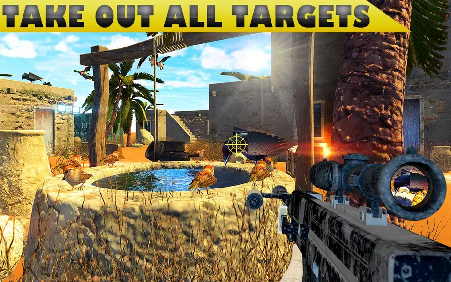 Desert Birds Sniper Shooter 3D Capture d'écran 4