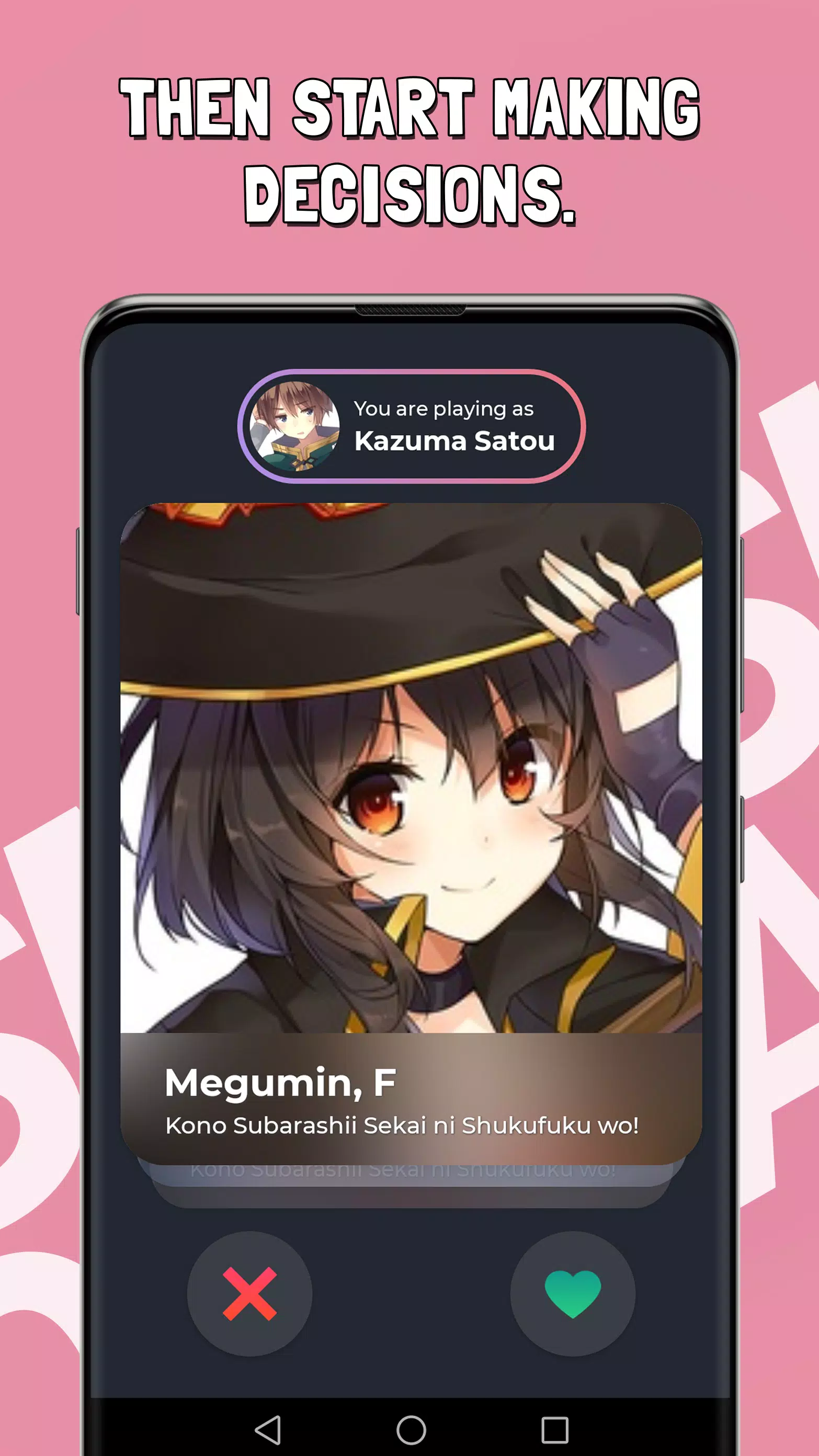 Schermata Smash or Pass Anime Game 2