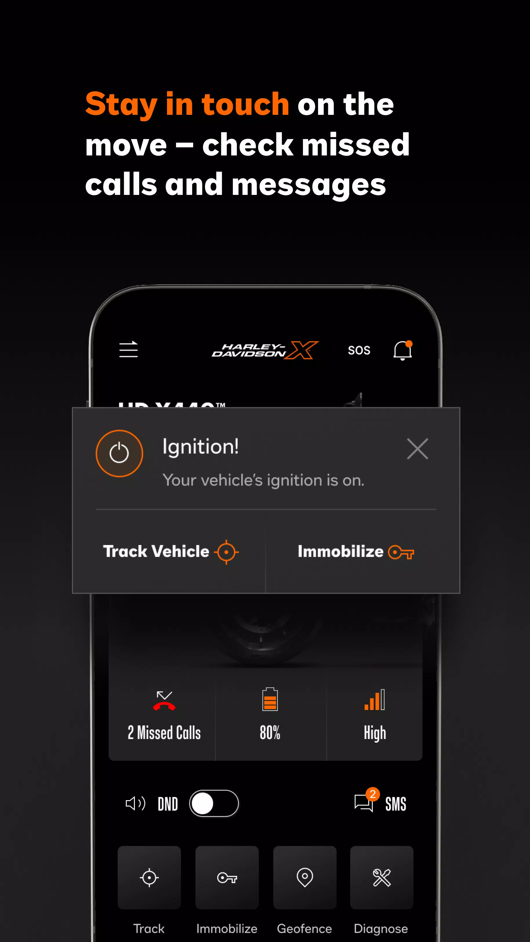 Schermata Harley-Davidson Connect 2