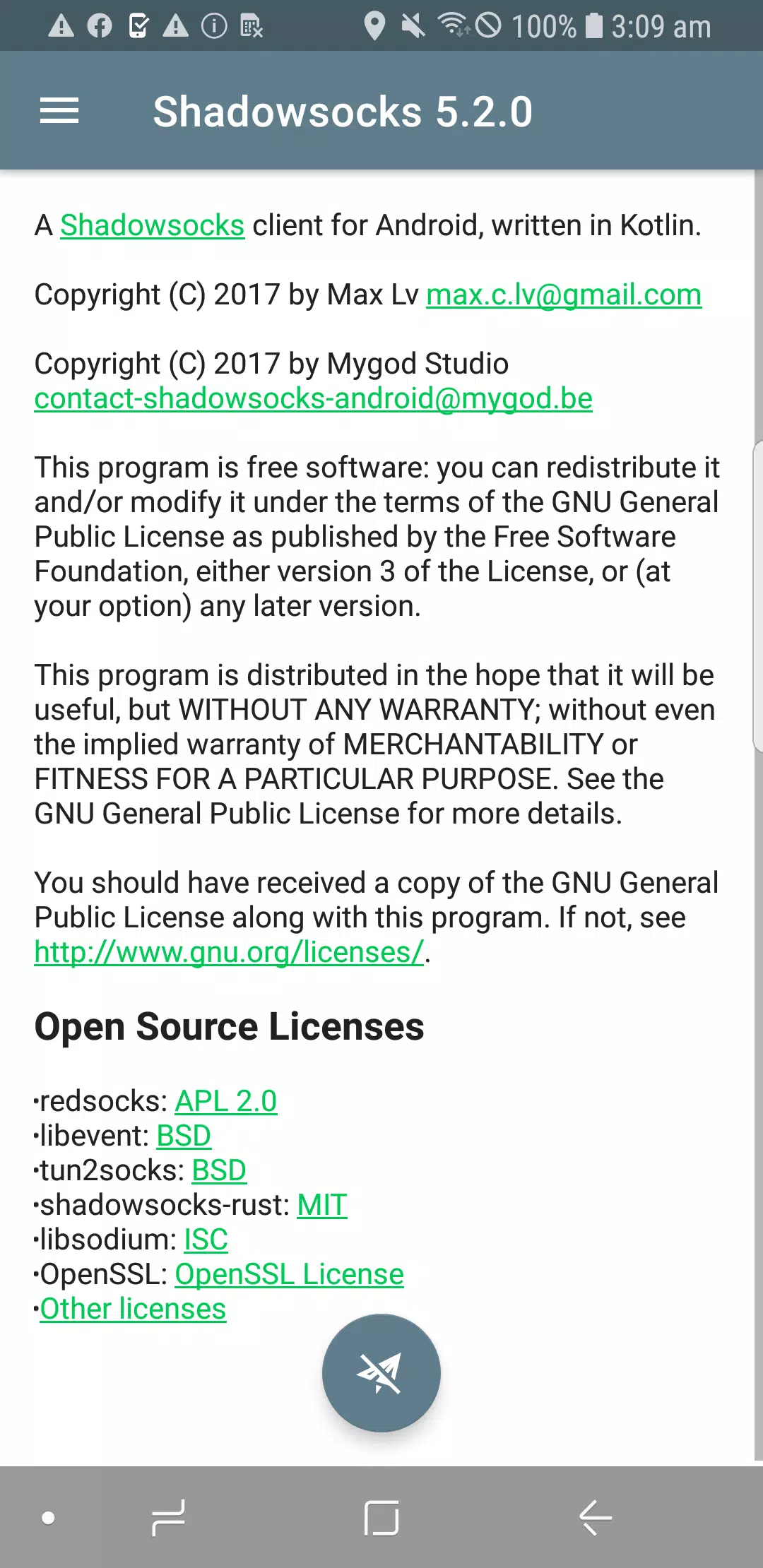 Shadowsocks Capture d'écran 1