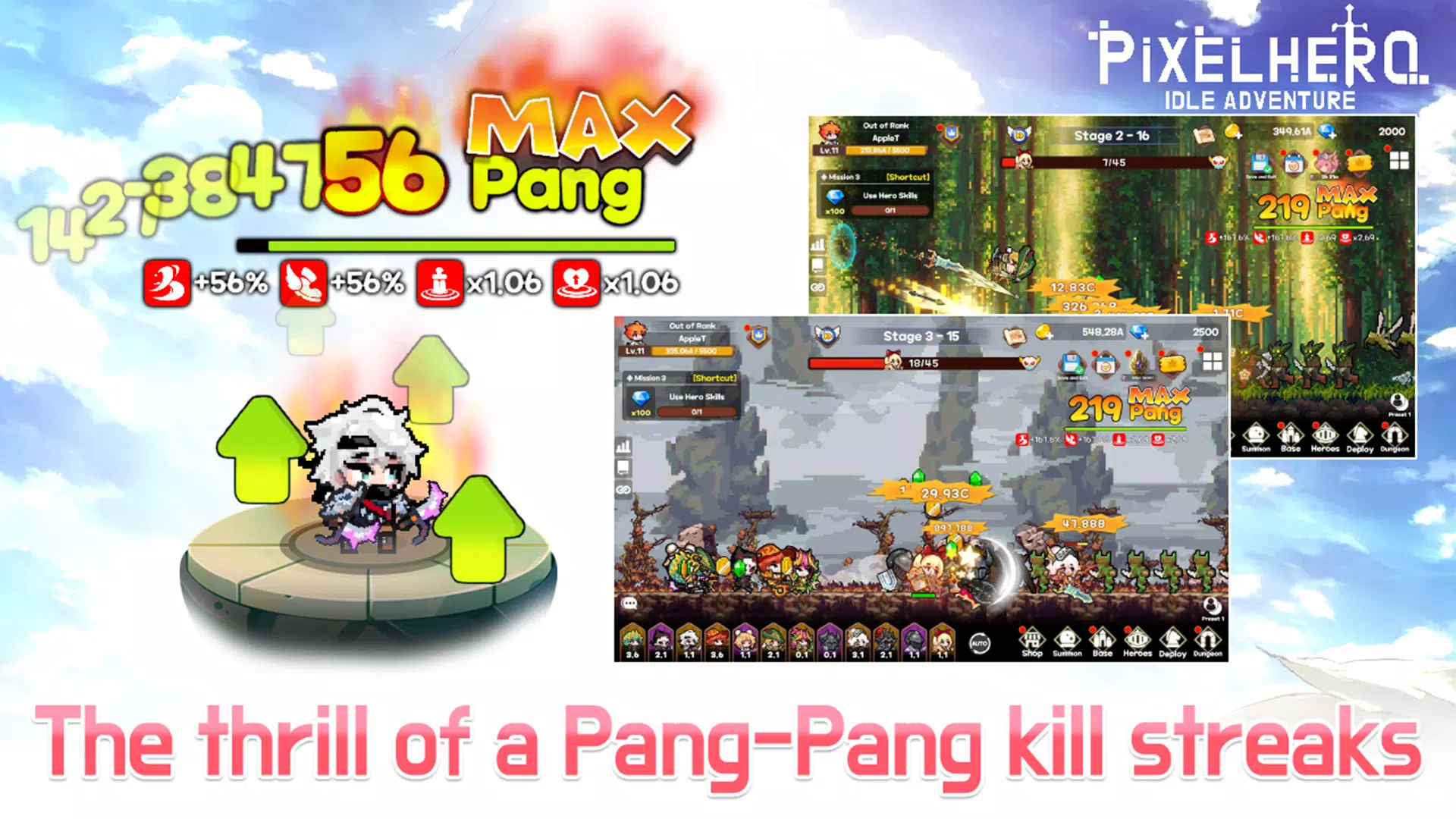 Pixel Heroes Idle ဖန်သားပြင်ဓာတ်ပုံ 4
