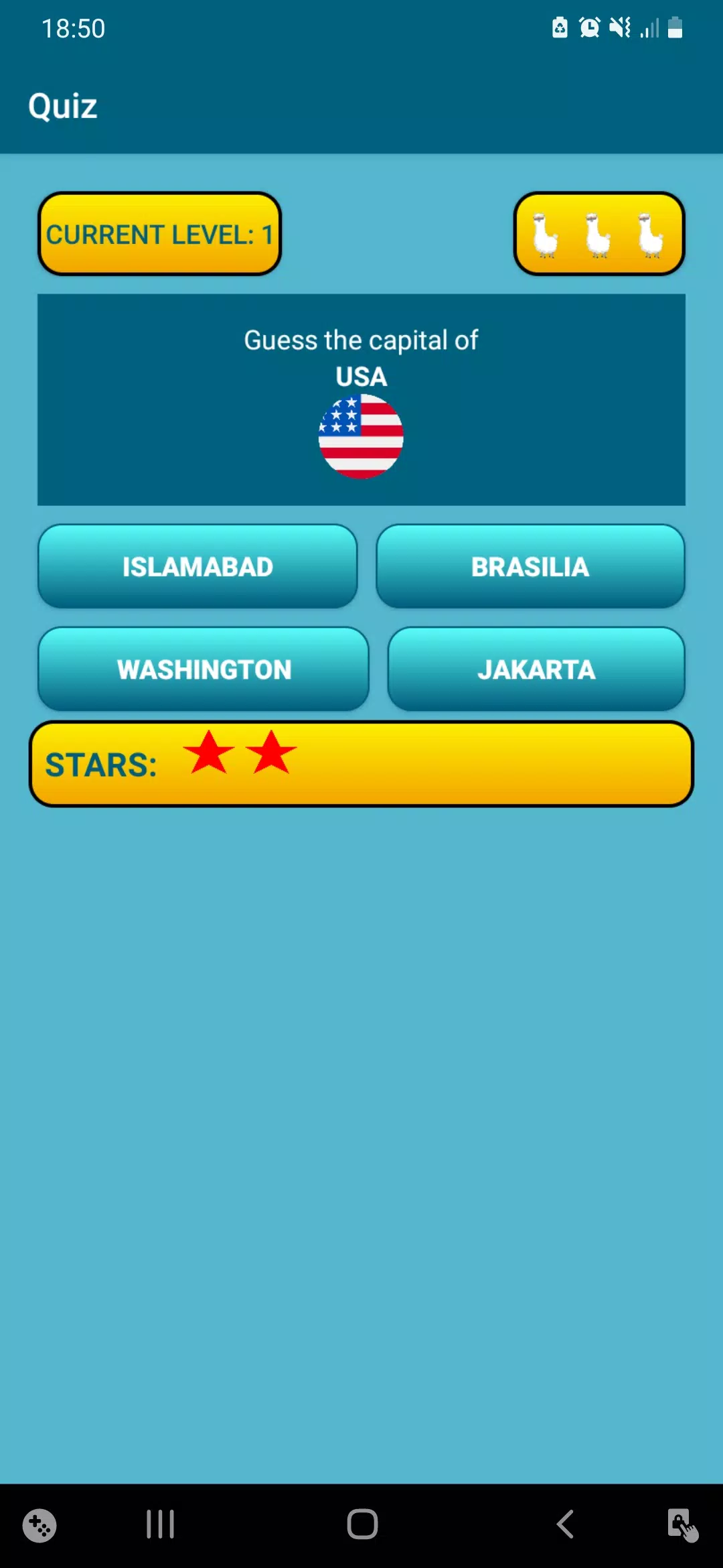 Countries, capitals, flags - W ภาพหน้าจอ 1