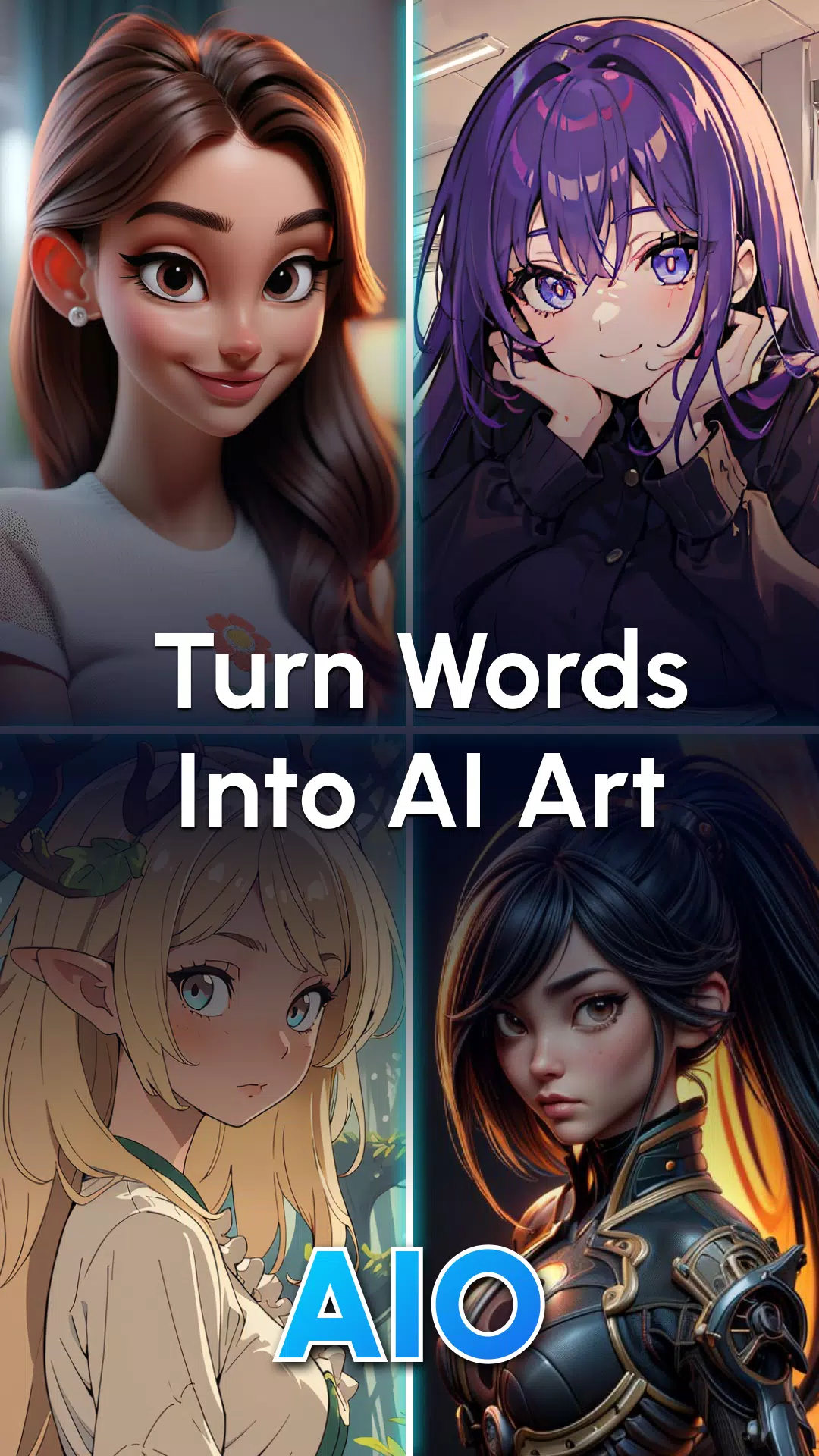 AIO: AI Art & Photo Generator应用截图第1张