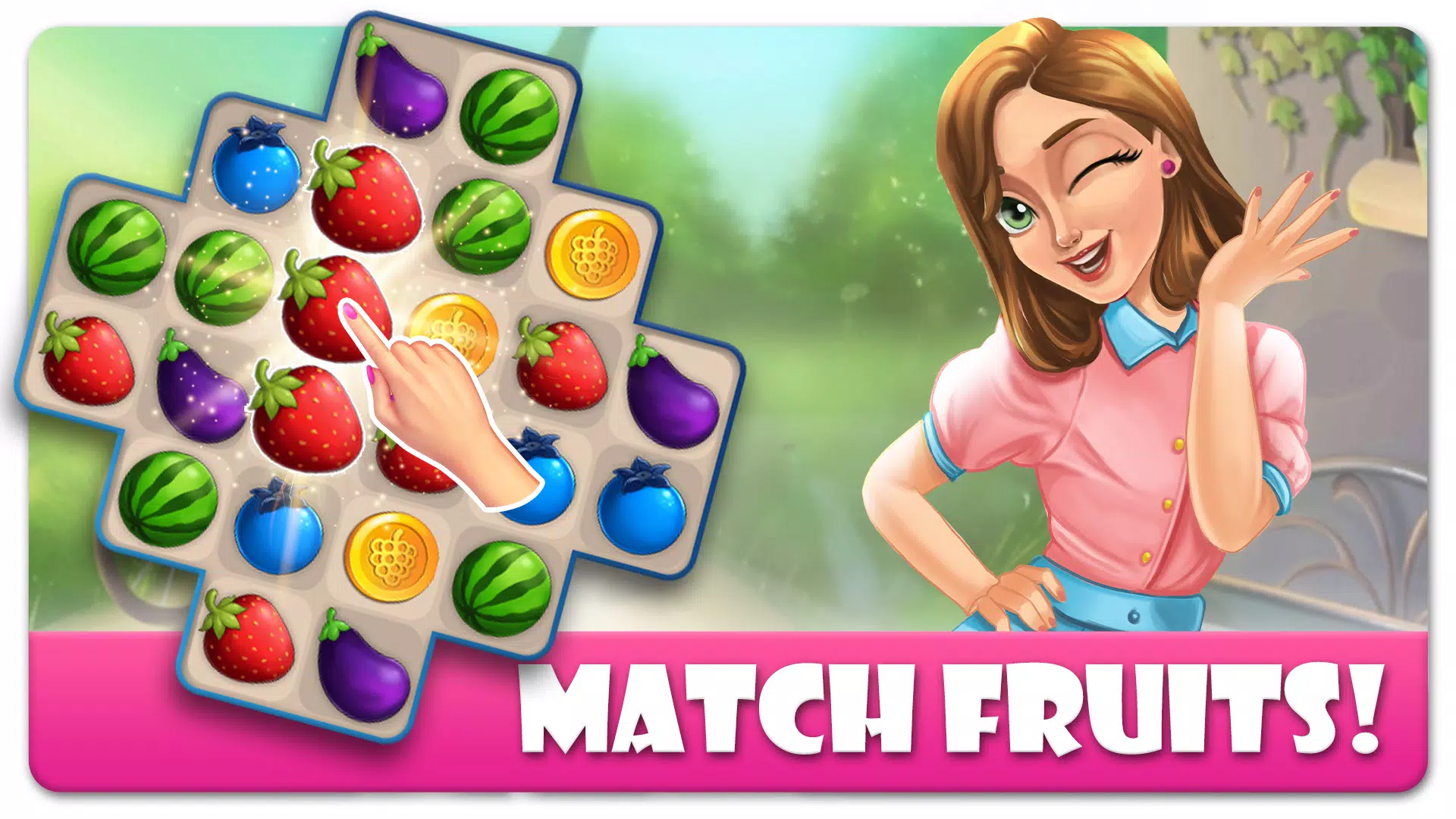 Anna's Garden: Match 3 Games应用截图第1张