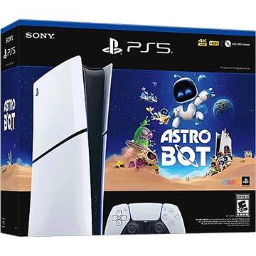 Sony PlayStation 5 Slim ডিজিটাল সংস্করণ Astro Bot কনসোল বান্ডেল
