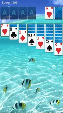 Solitaire: Ocean Blue Capture d'écran 1