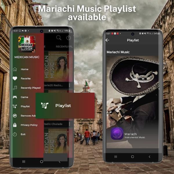 Mexican Music ဖန်သားပြင်ဓာတ်ပုံ 3