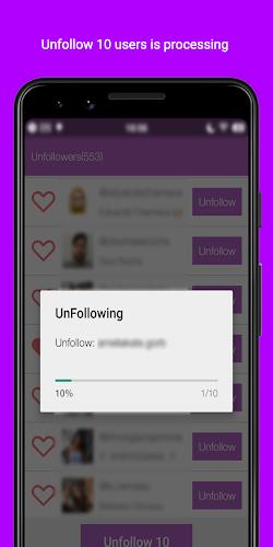 Unfollowers  &  Followers Capture d'écran 4