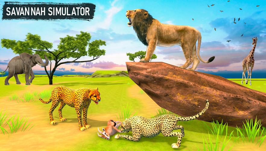 Savanna Safari: Land of Beasts Ảnh chụp màn hình 1