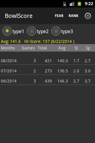BowlScore 10應用截圖第2張