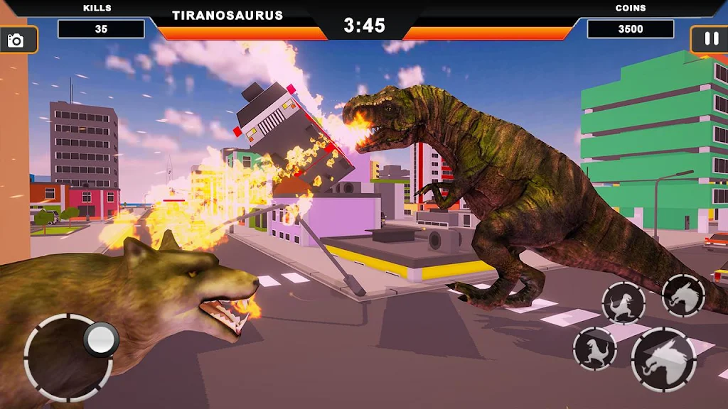 Dinosaur Rampage: Dino City Rampage Simulator Screenshot 3