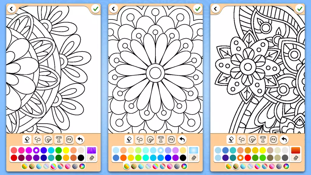Mandala Coloring Pages Zrzut ekranu 1