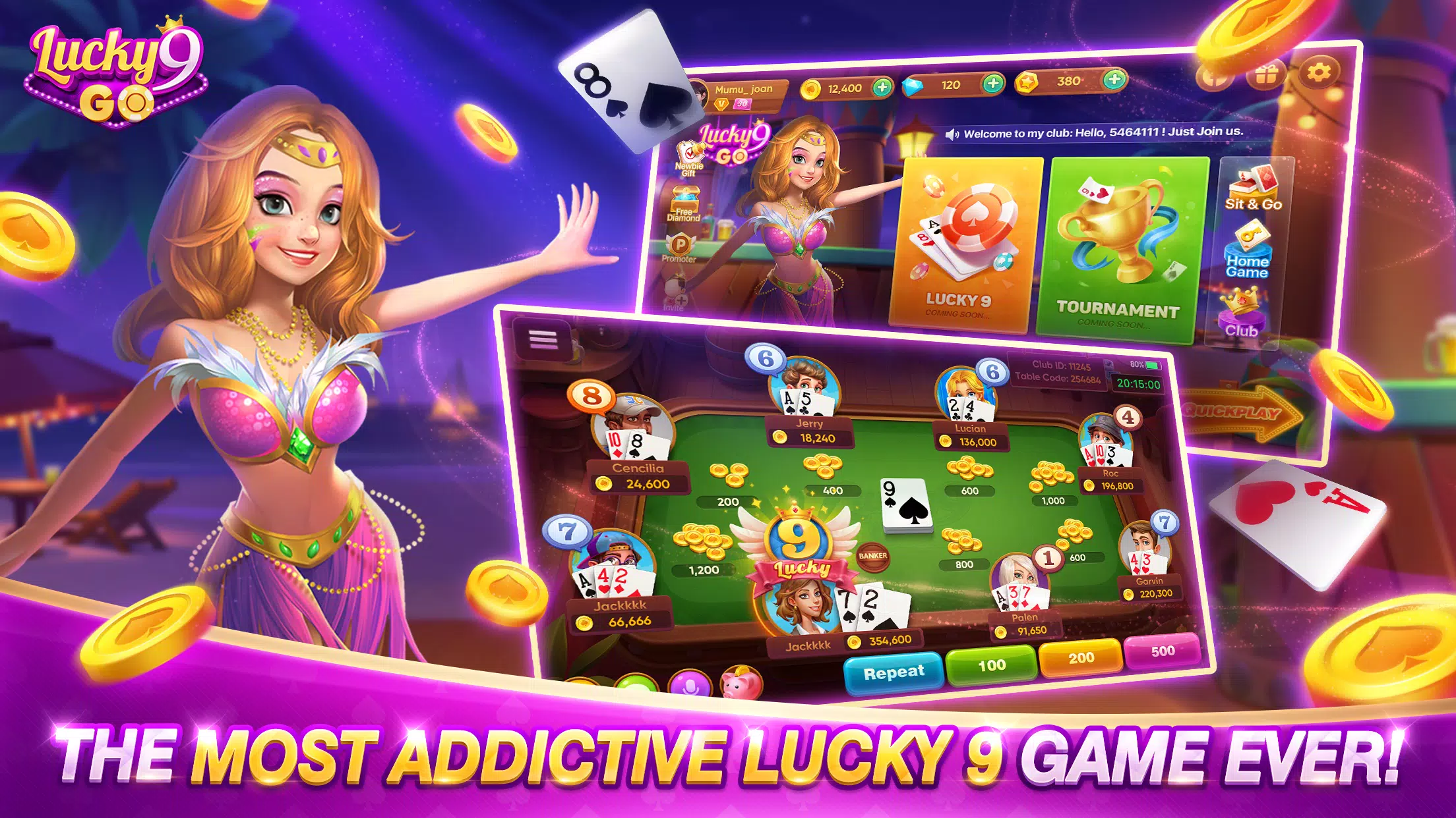 Lucky 9 Go Ảnh chụp màn hình 1