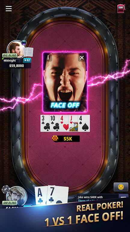 B17 Poker - Texas Hold’em, Live cam poker 스크린샷 1