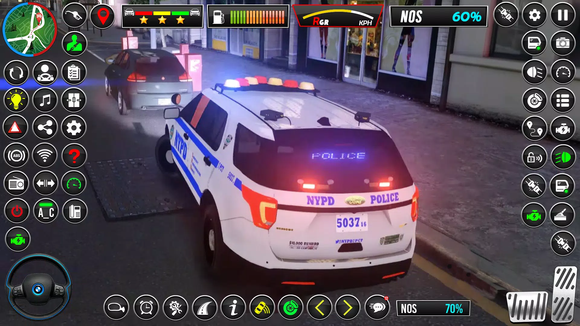 US Police Car Chase Car Game Capture d'écran 3
