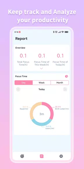 Brain Focus Productivity Timer Tangkapan skrin 3