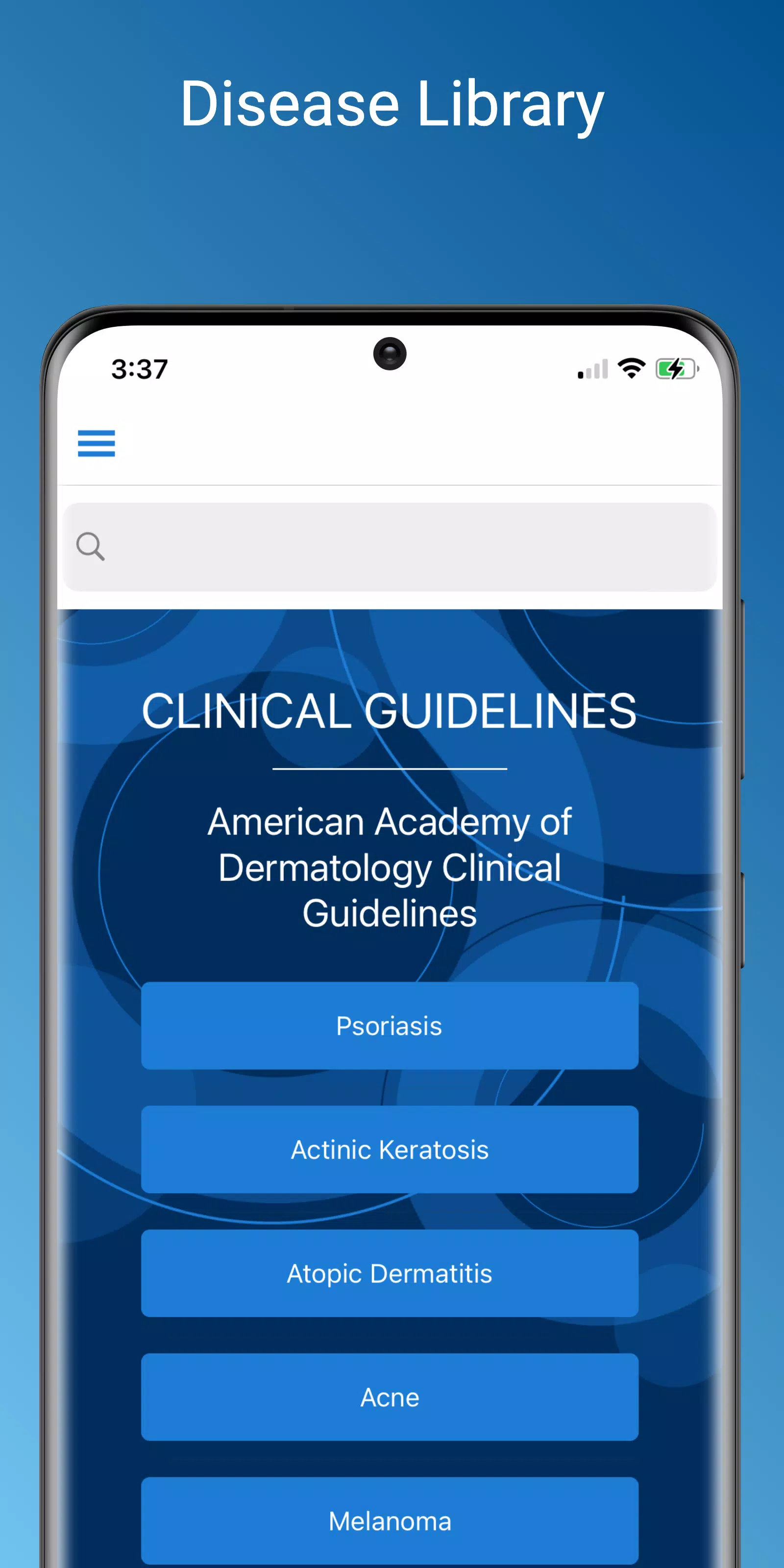 Clinical Guidelines ဖန်သားပြင်ဓာတ်ပုံ 1