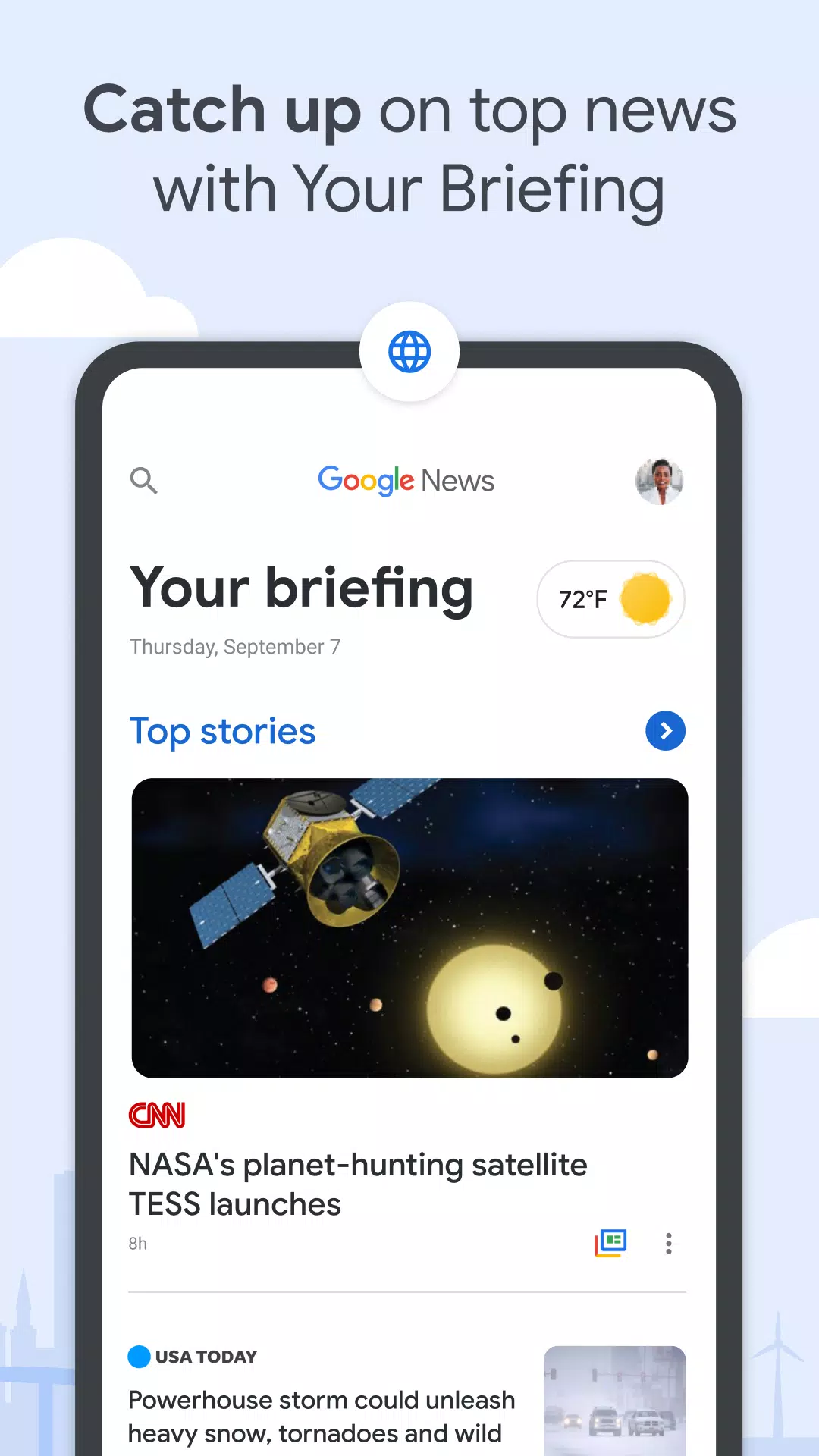 Google News ภาพหน้าจอ 1