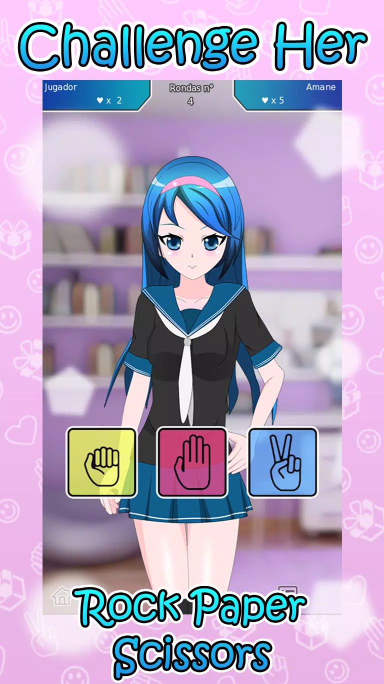 Rock Paper Scissors Sexy Anime Captura de pantalla 1