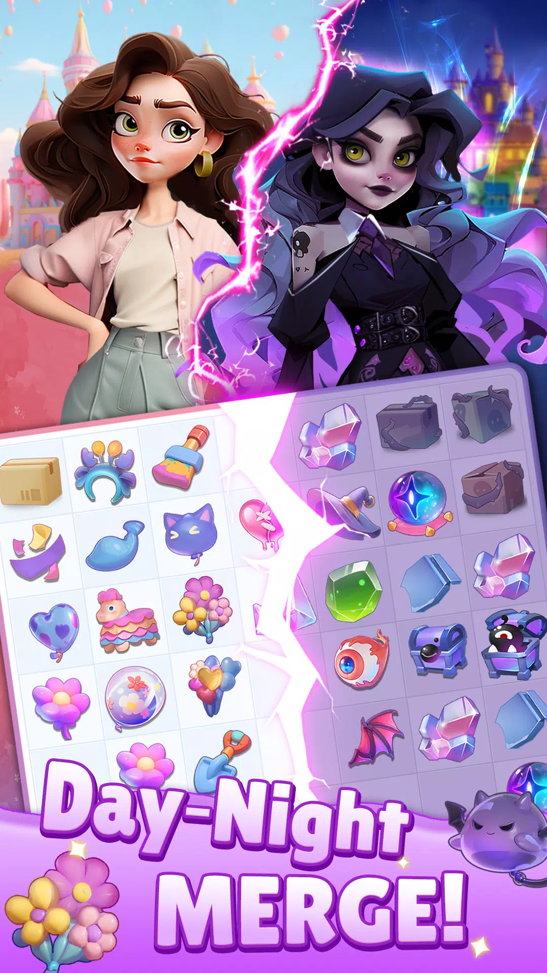 Magic Funfair：Day&Night Merge Captura de tela 2