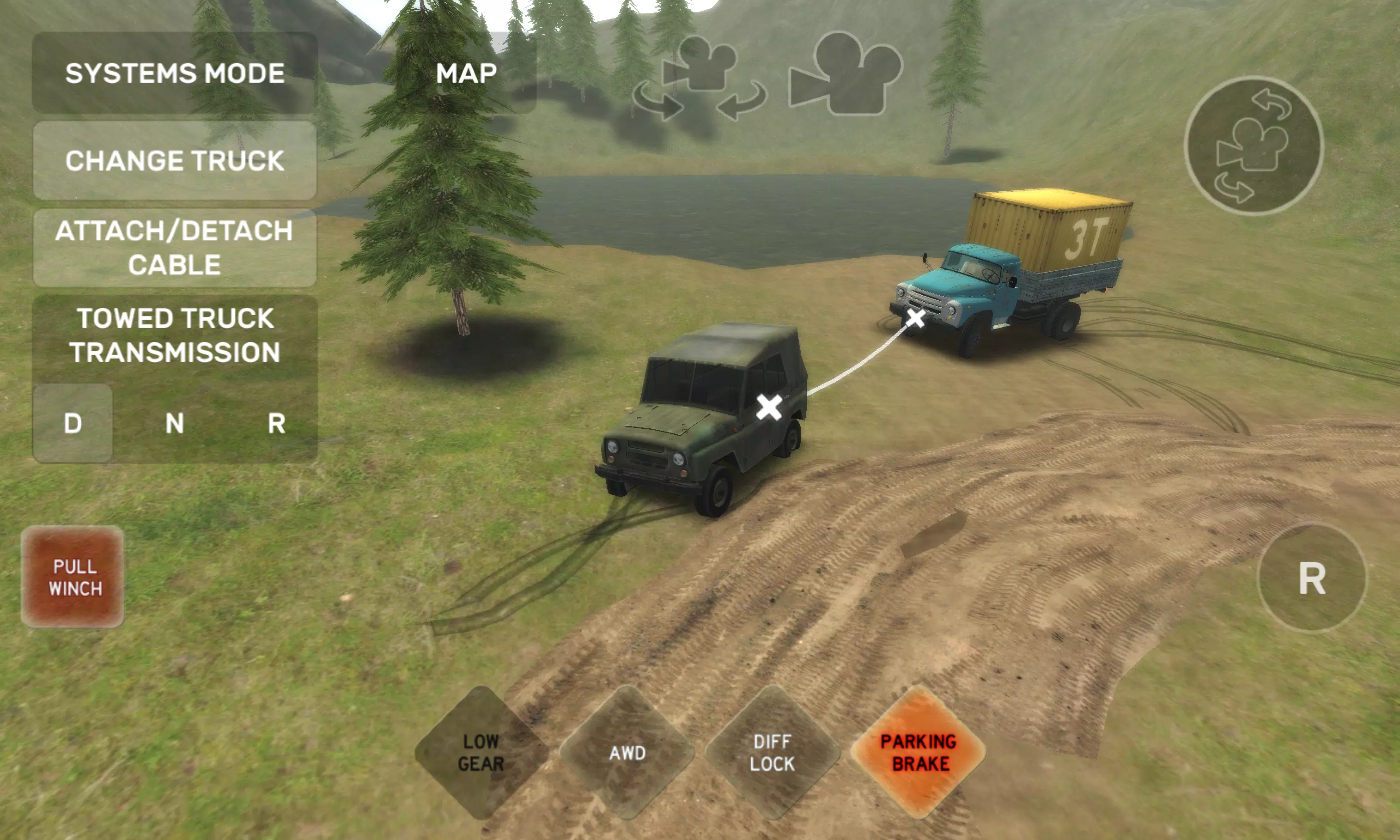Dirt Trucker: Muddy Hills Captura de tela 1