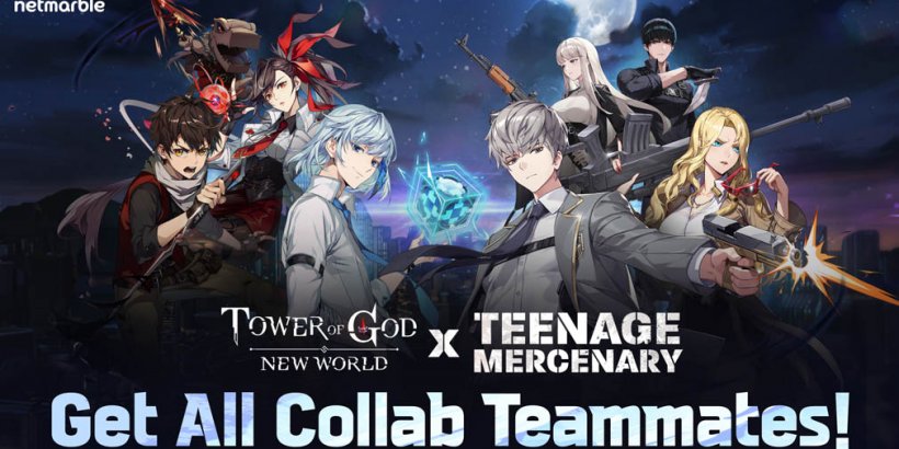 Tower of God: New World x টিনেজ ভাড়াটে collab WEBTOON থেকে জনপ্রিয় চরিত্রদের স্বাগত জানায়